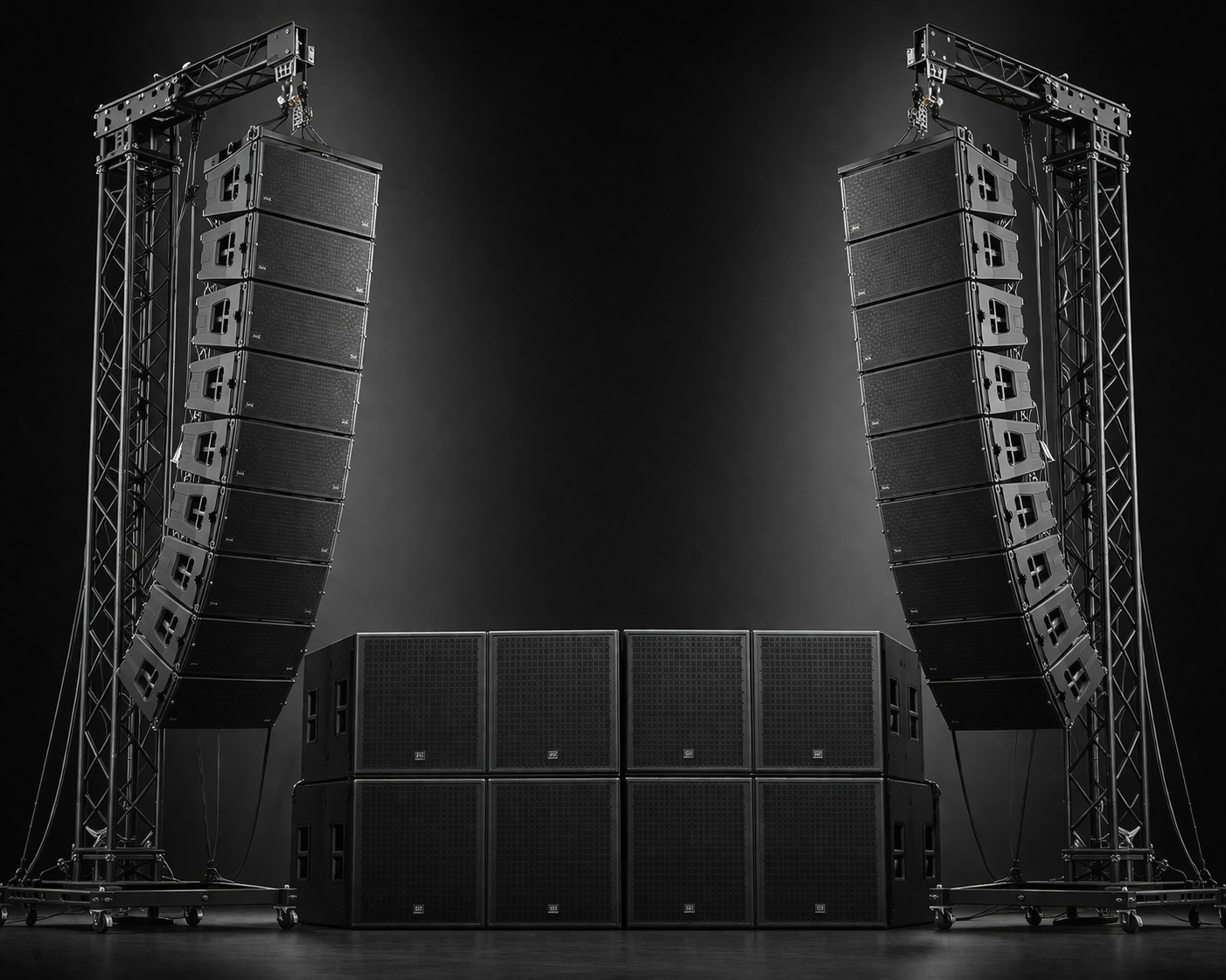 Line Arrays with Subwoofers